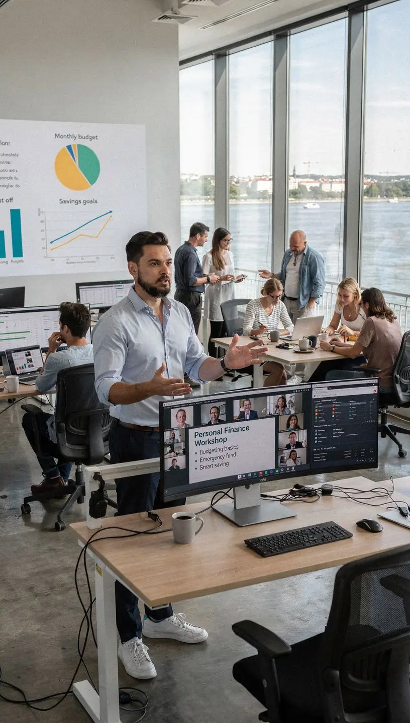 Könyvek és jegyzetek a pénzügyi tervezésről, amelyek egy oktató jellegű blog részét képezik.